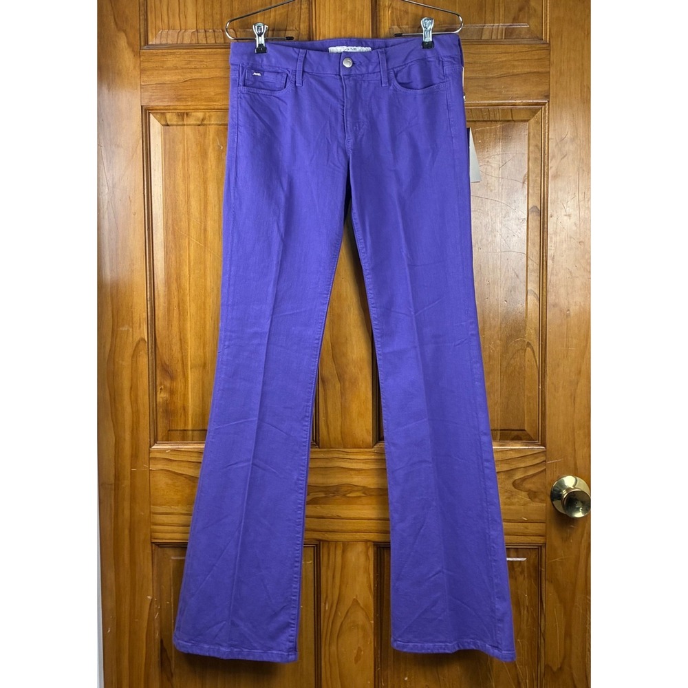 NWT Joes Jeans Visionaire High Waist Bootcut Pants Purple Sz 30 Dopamine Retro